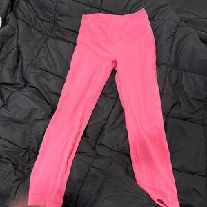 Pink lululemon leggings